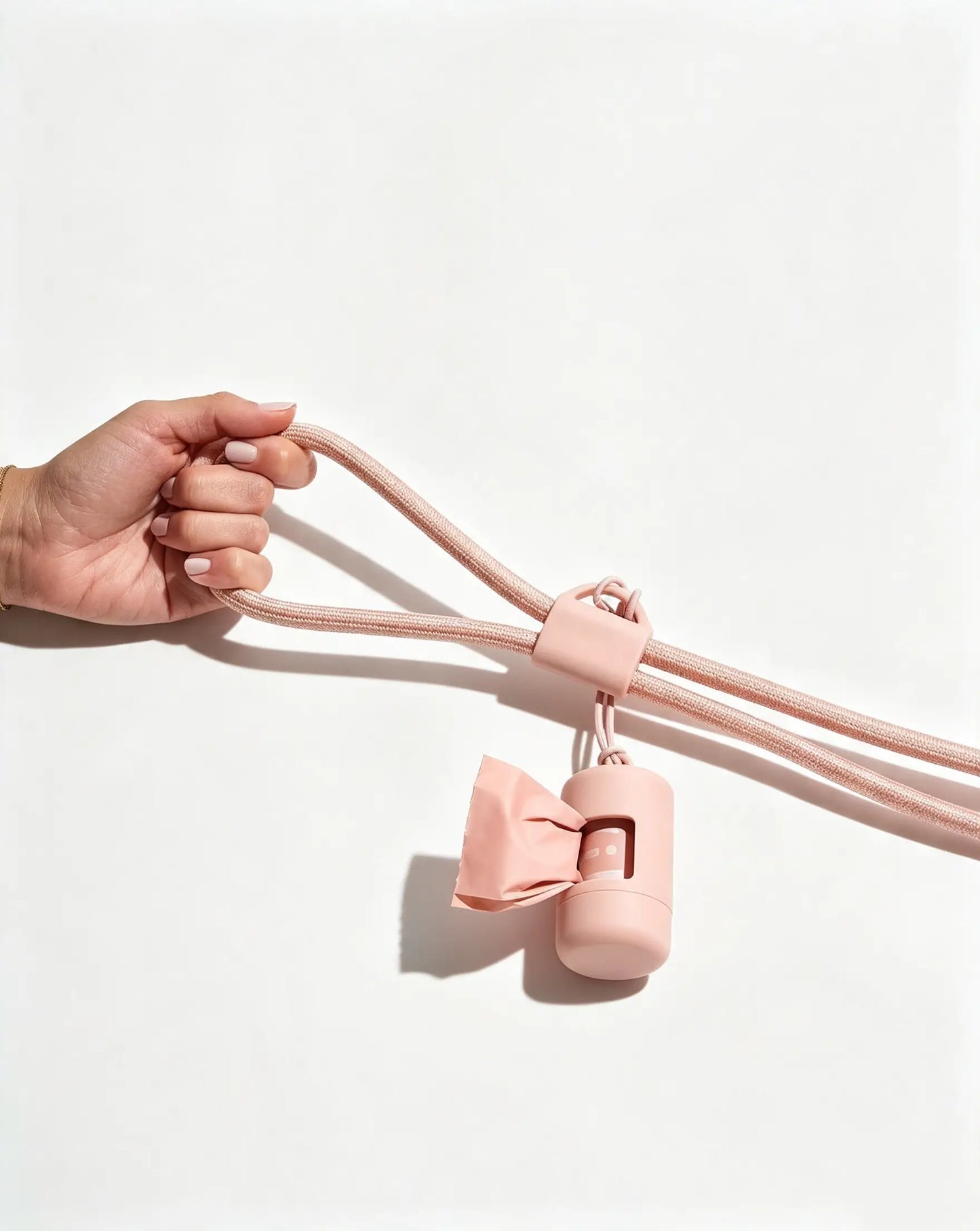 MellowTail Anywhere Rope Leash™-Blush