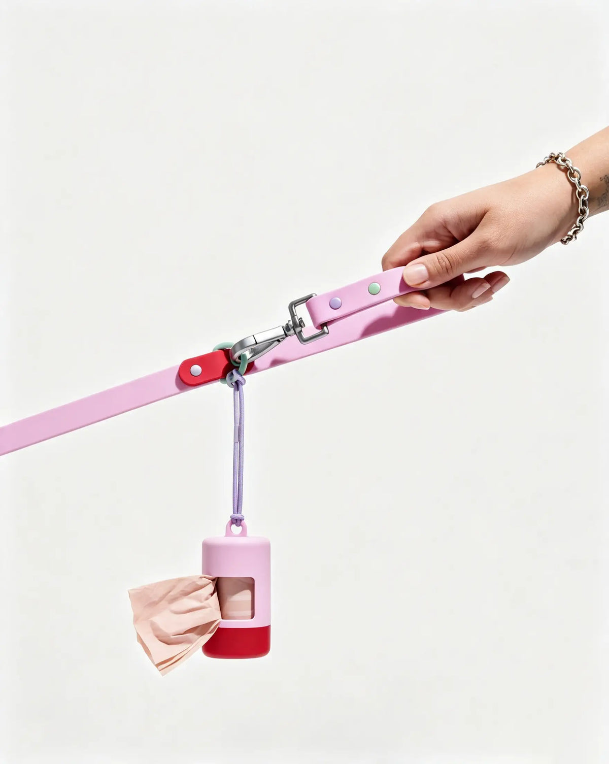 MellowTail All-Weather Everyday Leash™-Bubblegum
